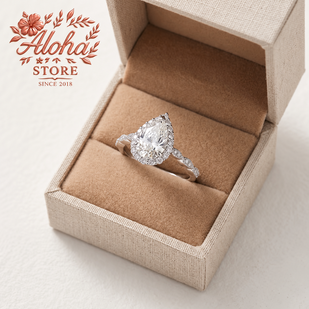 3 ct Moissanite Ring in 925 Sterling Silver
